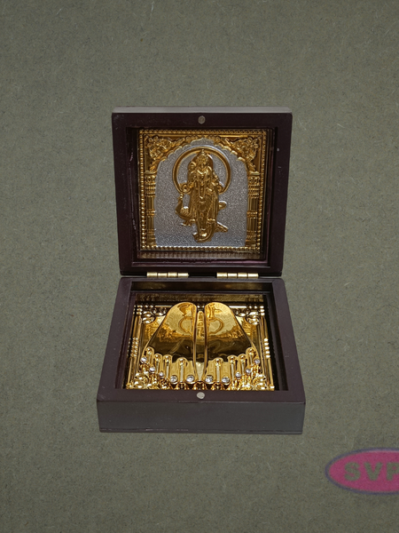 Lord Lakshmi Murugan Paduka Box – Decorative Pooja Gift Box