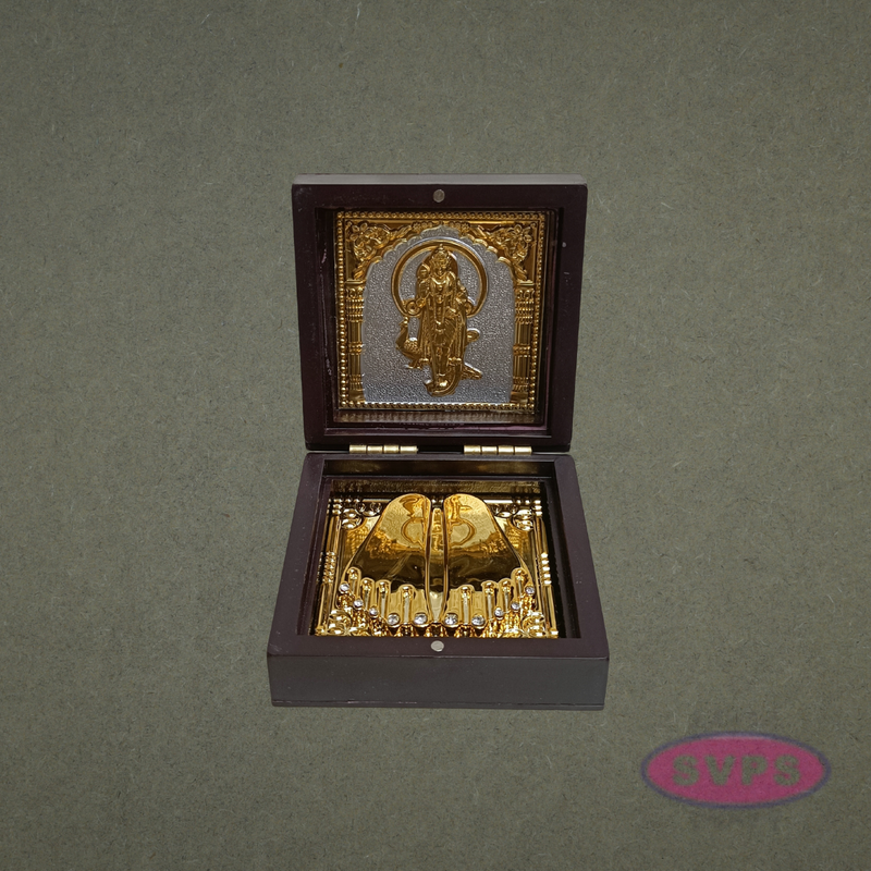 Lord Lakshmi Murugan Paduka Box – Decorative Pooja Gift Box