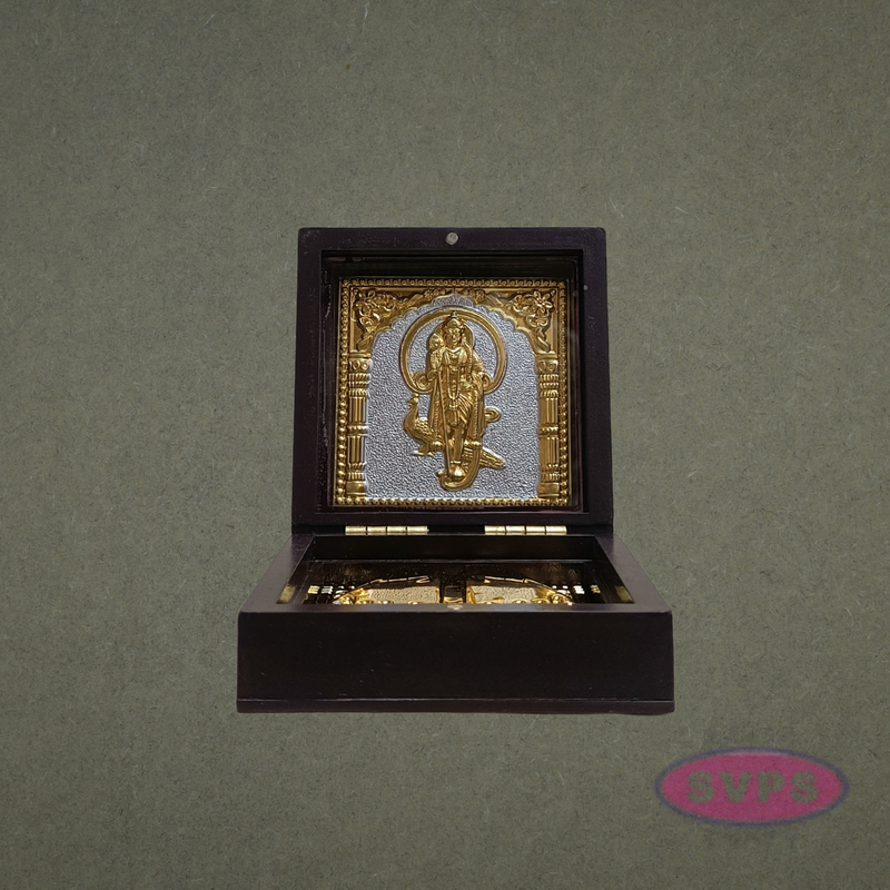 Lord Lakshmi Murugan Paduka Box – Decorative Pooja Gift Box