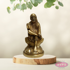 Sai Baba Blessing Pose Brass Vigraham for Home & Office