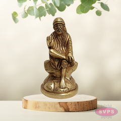 Sai Baba Blessing Pose Brass Vigraham for Home & Office