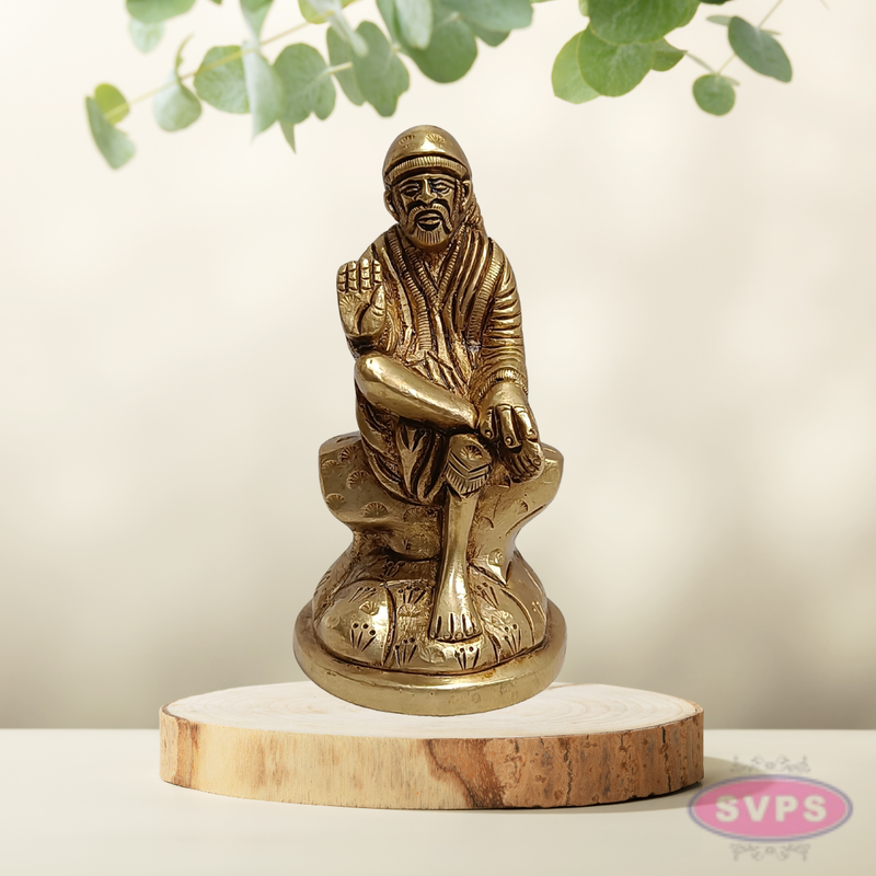 Sai Baba Blessing Pose Brass Vigraham for Home & Office
