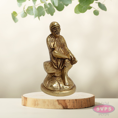 Sai Baba Blessing Pose Brass Vigraham for Home & Office