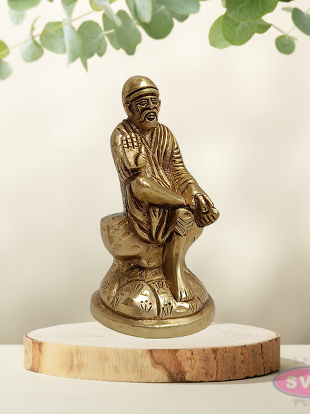 Sai Baba Blessing Pose Brass Vigraham for Home & Office