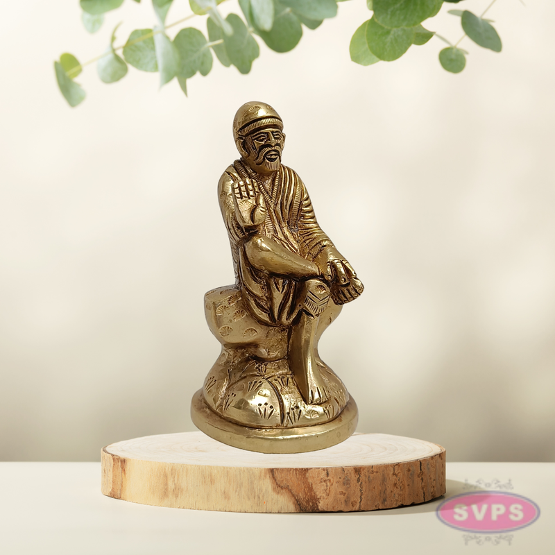 Sai Baba Blessing Pose Brass Vigraham for Home & Office