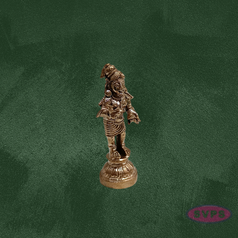 Handcrafted Thirugnanasambandar  Panchaloga Deity Idol