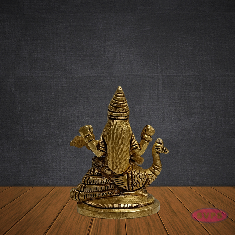 Brass Saraswathi Devi Idol Sitting on Swan – Handcrafted Goddess of Knowledge Statue