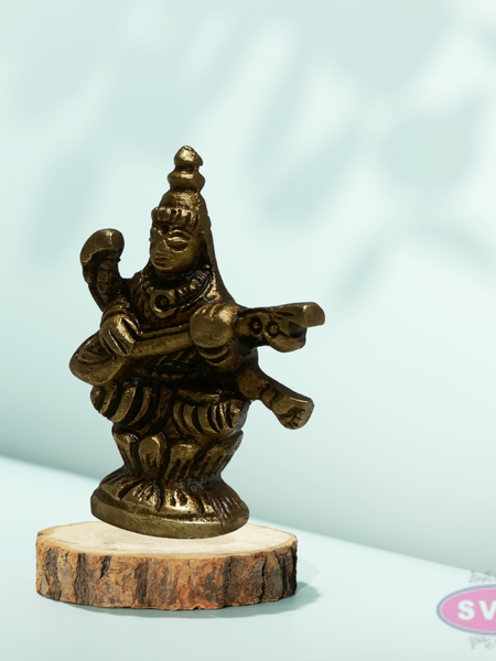 Mini Saraswathi Idol 1 Inch Brass Murti for Pooja & Pocket Temple