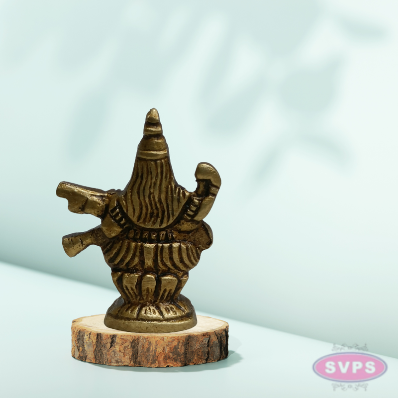 Mini Saraswathi Idol 1 Inch Brass Murti for Pooja & Pocket Temple