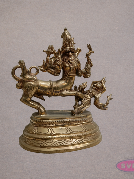 Panchaloha Sri Sarabeshwara Swamy Idol – 7 Inches