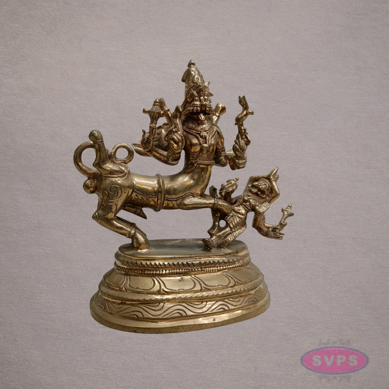 Panchaloha Sri Sarabeshwara Swamy Idol – 7 Inches