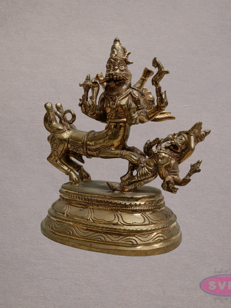 Panchaloha Sri Sarabeshwara Swamy Idol – 7 Inches