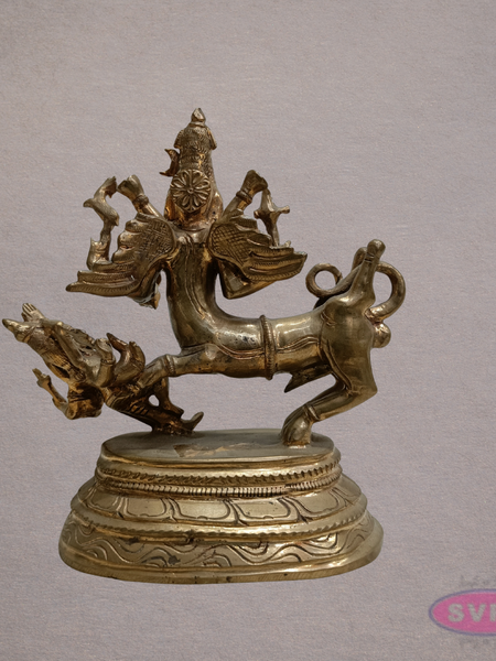 Panchaloha Sri Sarabeshwara Swamy Idol – 7 Inches