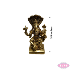 Brass Lakshmi Hayagriva Murti – Lord Hayagriva with Goddess Lakshmi