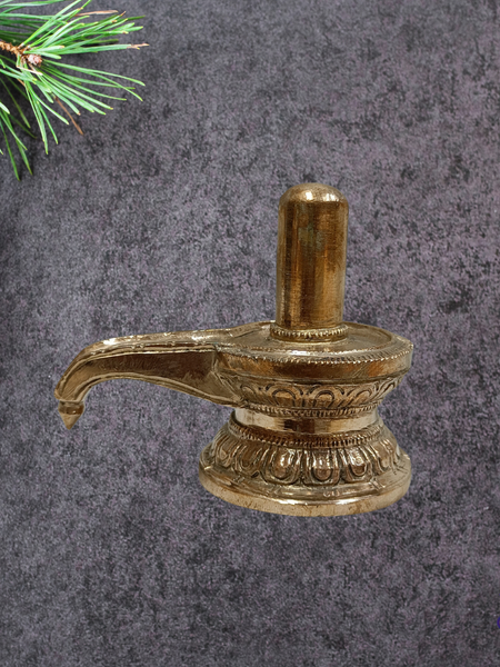 Panchalogam Shiva Lingam For Puja / 3 Inches