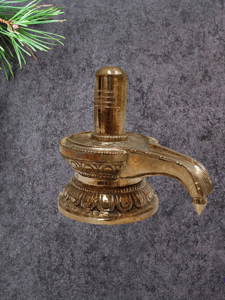 Panchalogam Shiva Lingam For Puja / 3 Inches