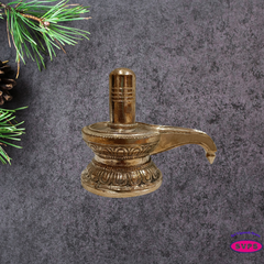Panchalogam Shiva Lingam For Puja / 3 Inches