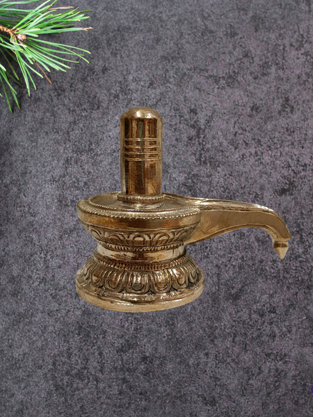 Panchalogam Shiva Lingam For Puja / 3 Inches