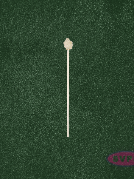 Silver Plated Sangu Chakra Namam Stick – Smooth Finish