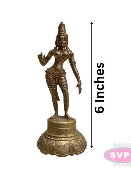 Panchalogham Sivakami Amman Idol – 6 Inch Traditional Statue