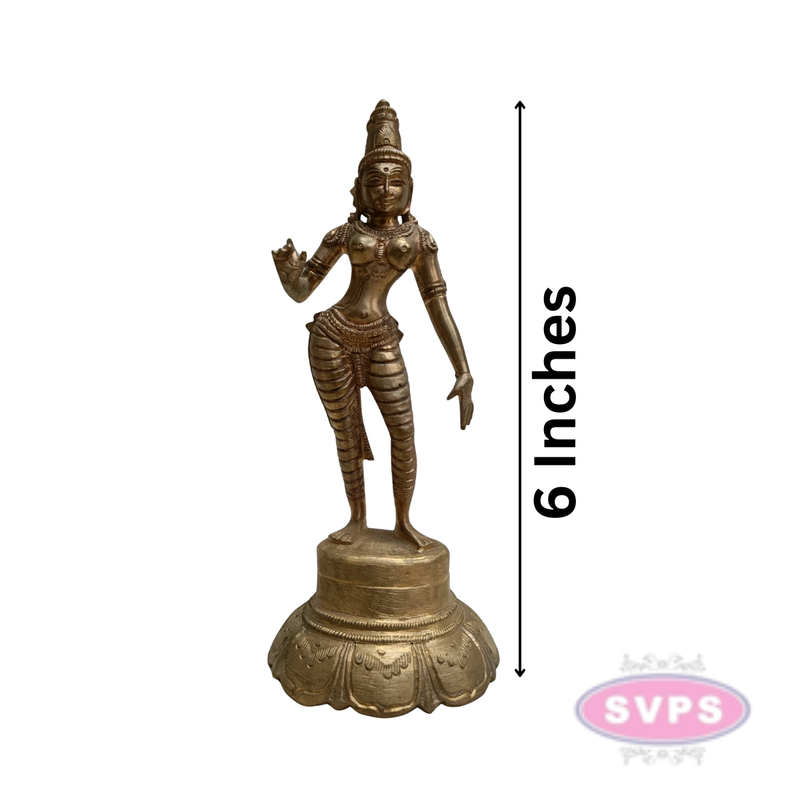 Panchalogham Sivakami Amman Idol – 6 Inch Traditional Statue