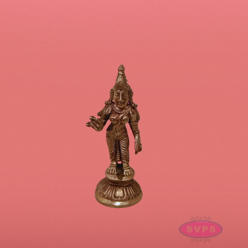 Handcrafted Panchaloha Sivakami Amman Idol for Pooja & Decor