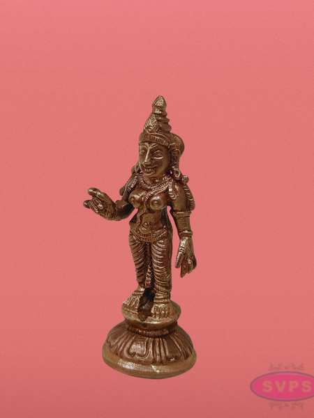 Handcrafted Panchaloha Sivakami Amman Idol for Pooja & Decor