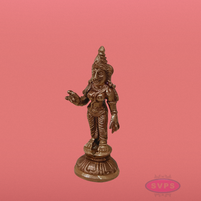 Handcrafted Panchaloha Sivakami Amman Idol for Pooja & Decor