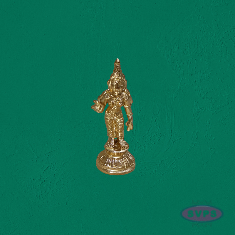 Handcrafted Panchalogha Sivakami Idol – Divine Consort of Lord Shiva