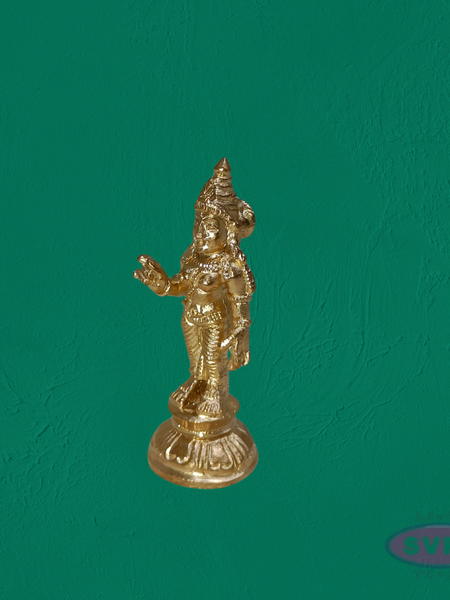 Handcrafted Panchalogha Sivakami Idol – Divine Consort of Lord Shiva