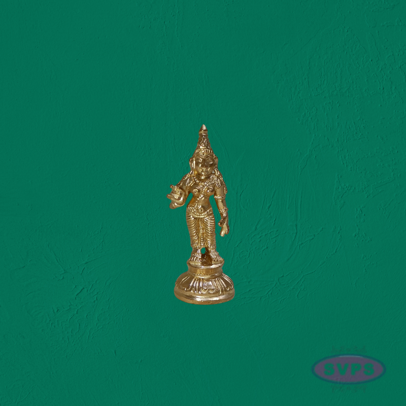 Handcrafted Panchalogha Sivakami Idol – Divine Consort of Lord Shiva