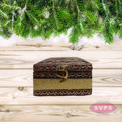 Embossed Diamond Design Jewelry Box – Decorative Gift Box