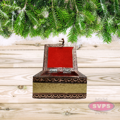 Embossed Diamond Design Jewelry Box – Decorative Gift Box