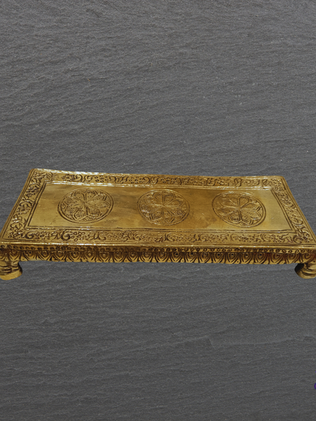 Brass Pooja Peedam – Small Idol Stand for Mandir