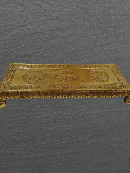 Brass Pooja Peedam – Small Idol Stand for Mandir