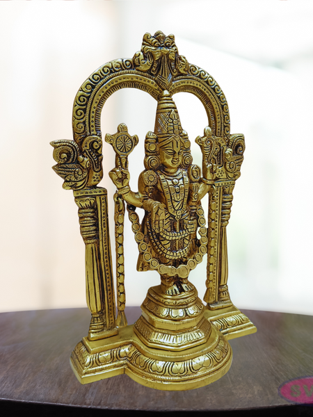 Brass Tirupathi Sri Balaji Idol - 12 Inches