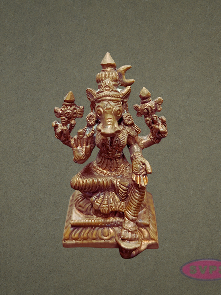 Handcrafted Panchaloham Varahi Amman Idol for Pooja & Protection