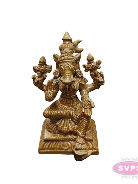 Handcrafted Panchaloham Varahi Amman Idol for Pooja & Protection