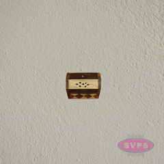 Compact Wooden Agarbatti & Dhoop Holder with Ventilated Lid