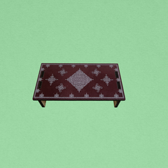 Handcrafted Wooden Pooja Plate Stand