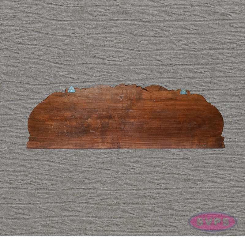 Decorative Wooden Gajalakshmi Wall Art | Goddess Lakshmi with Elephants | Home Entrance Decor